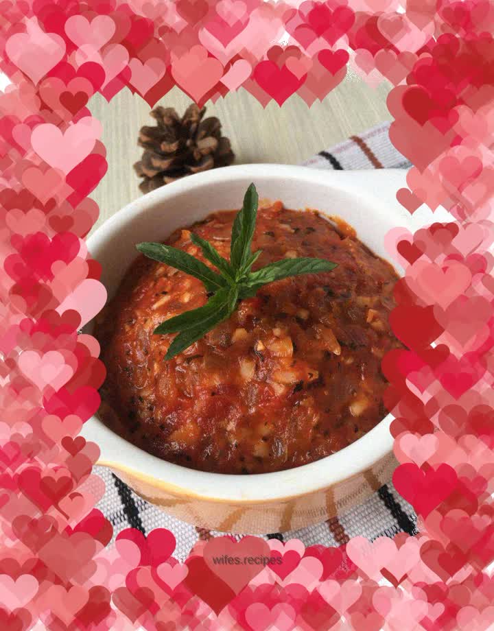 Homemade pizza sauce