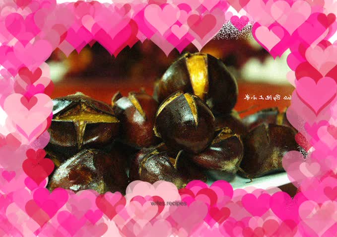 Tea-flavored chestnuts