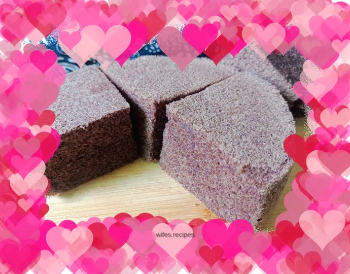 Black rice cake