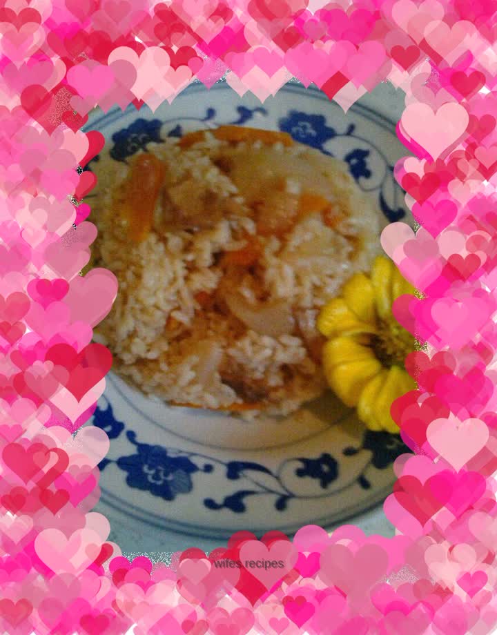 Lean meat finger rice