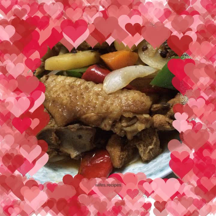 Family version of large plate chicken