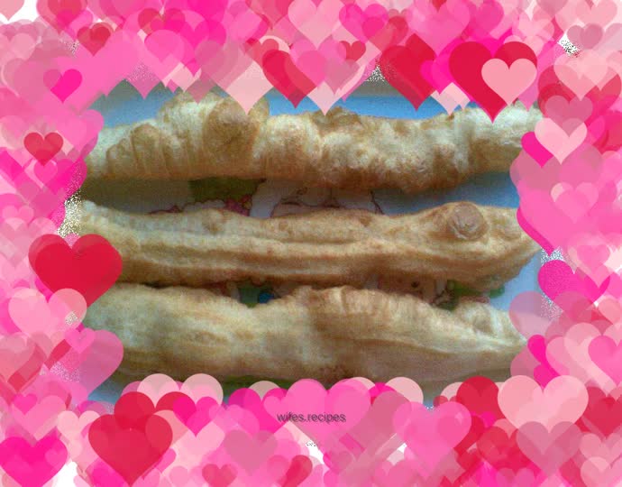 Fried dough sticks (leafing agent version)