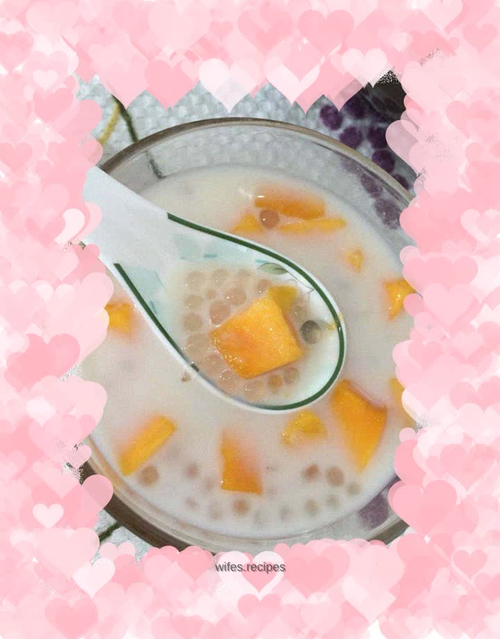 Mango Coconut Milk Sago