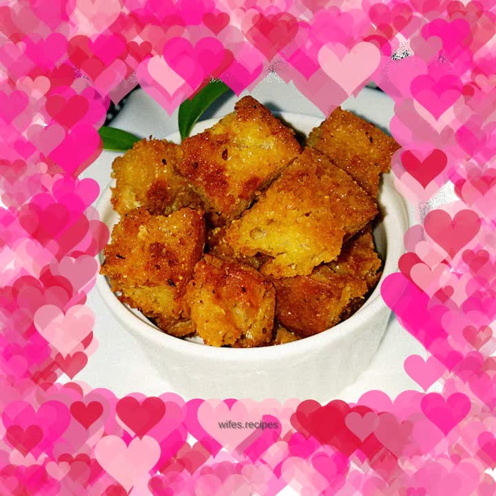 Perfect with soup---BLUE CHEESE CROUTONS