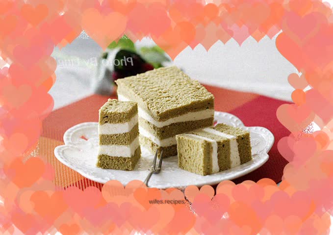 Matcha Cream Cheese Layer Cake