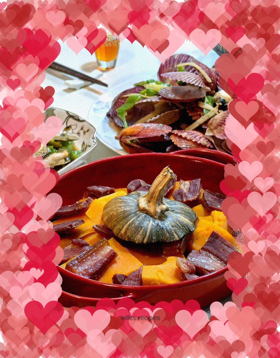 Steamed ham and pumpkin