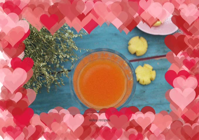 Carrot apple juice