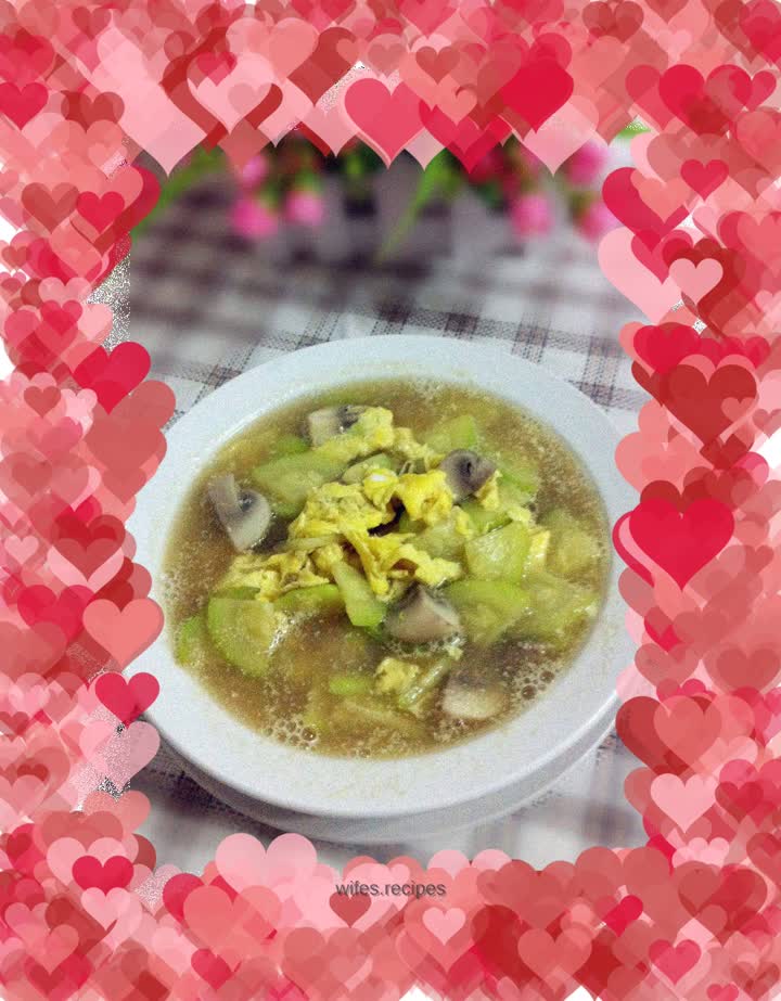 Agaricus bisporus egg soup