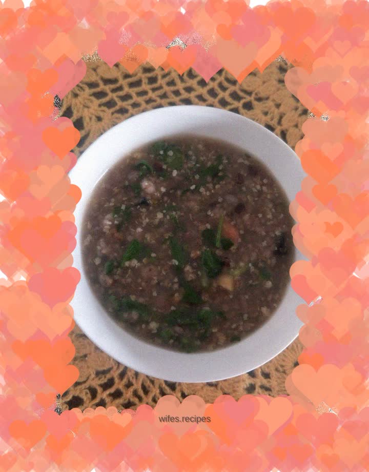 Preserved egg and lean meat porridge