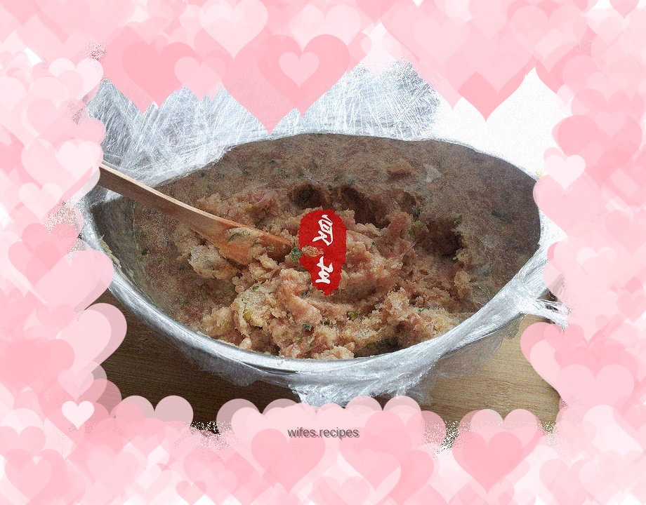 How to make Xiaolongbao meat filling