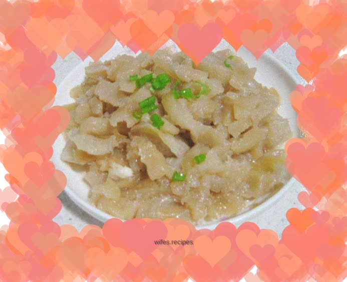 Braised grapefruit peel