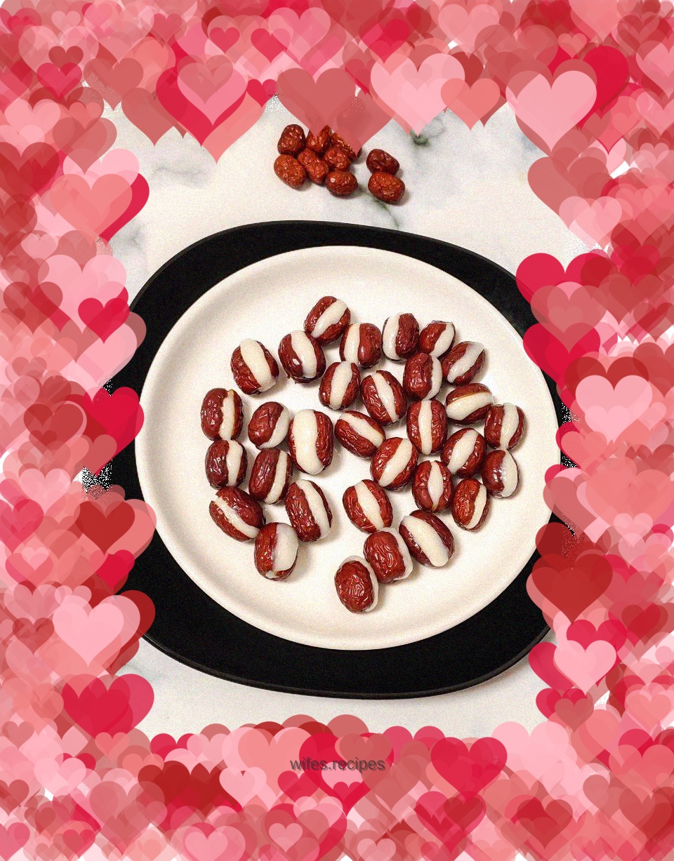 The heart is too soft glutinous rice jujube