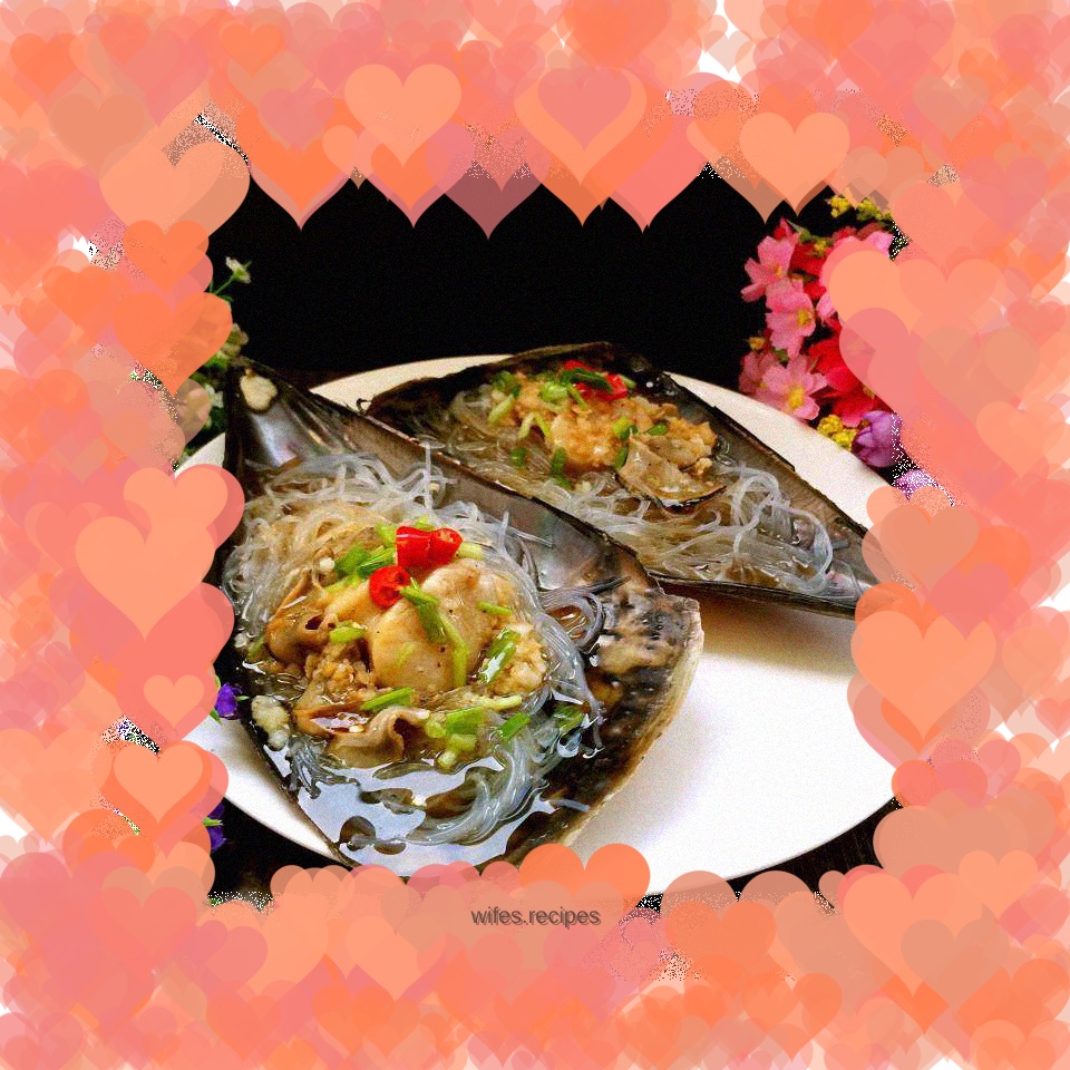 Steamed Scallops with Garlic Vermicelli