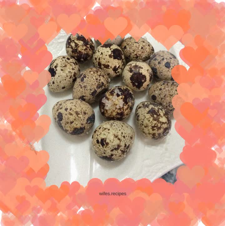 Salt-baked quail eggs