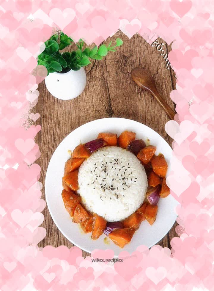 Curry carrot rice bowl