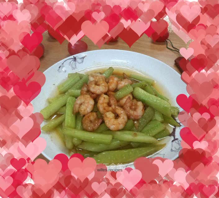 Braised Shrimp with Cucumber