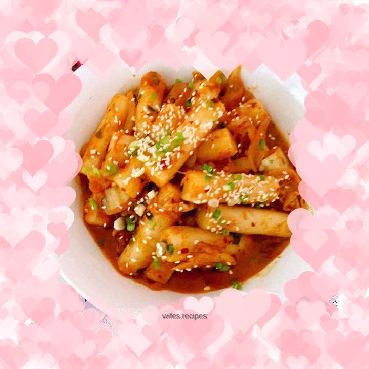 Korean fried rice cake