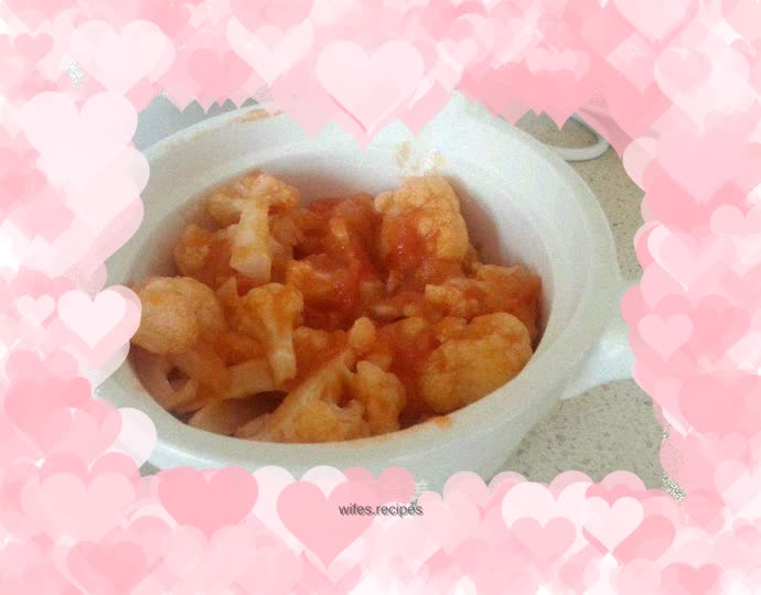 Cauliflower with Tomato Sauce