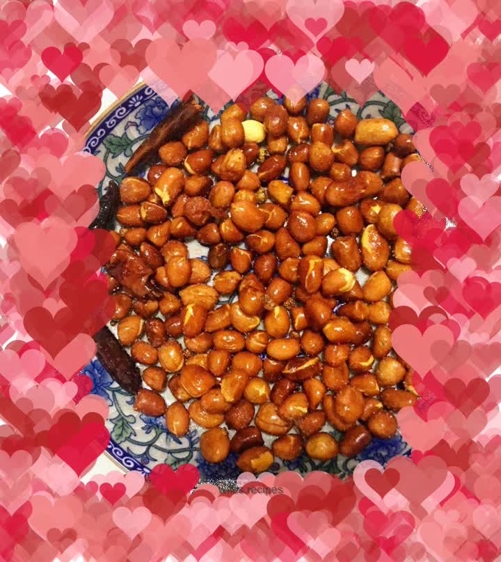 Fried peanuts