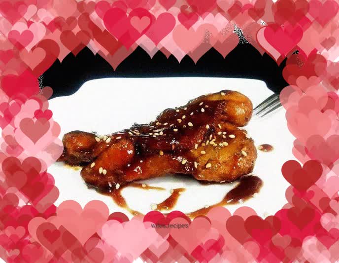 Classic delicacy - teriyaki chicken legs