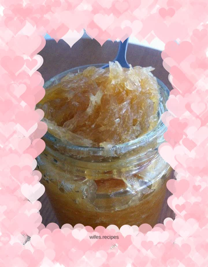 Homemade grapefruit tea