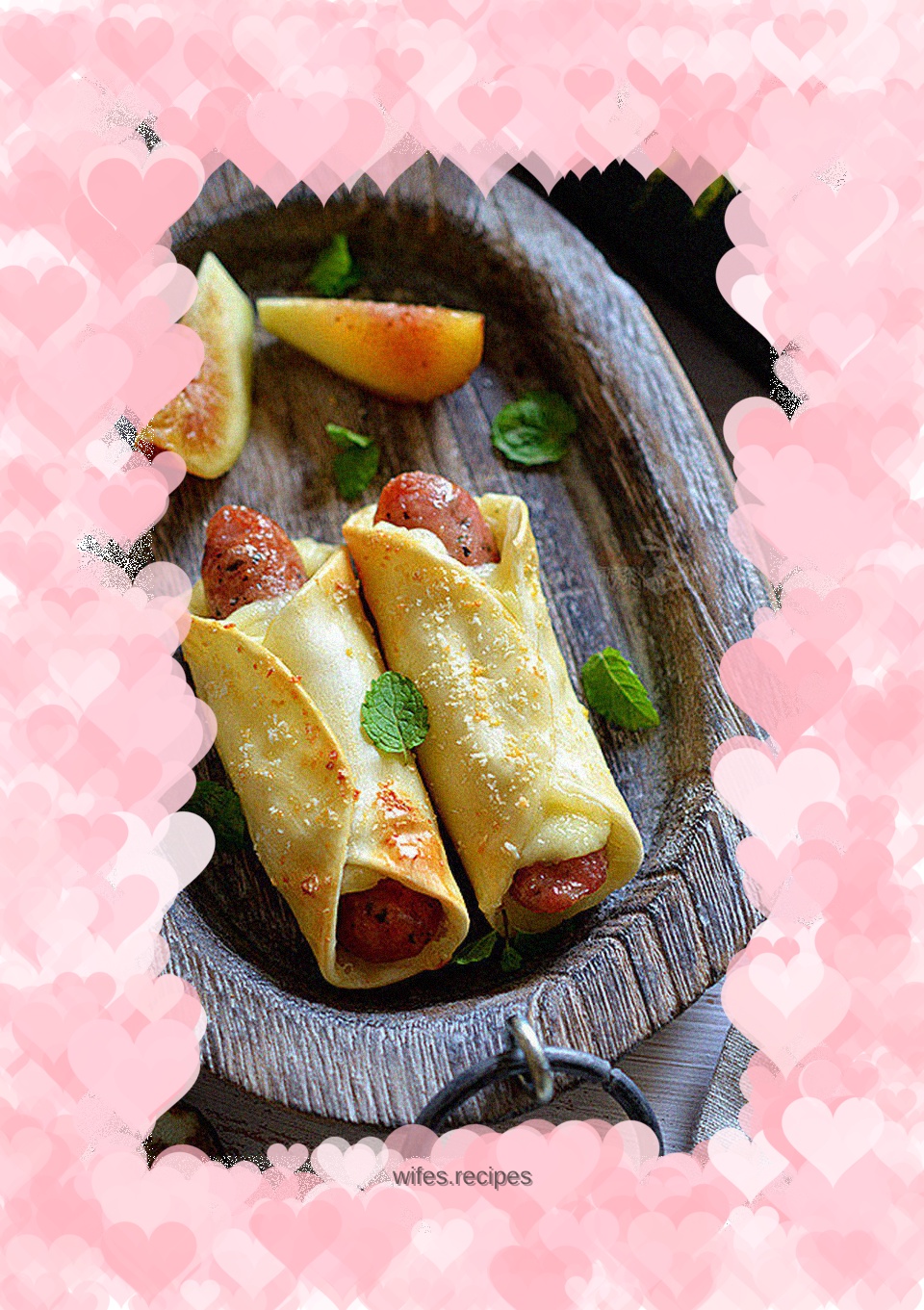 Cheese Sausage with Dumpling Skin