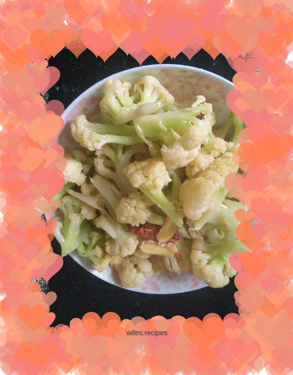 Home-style stir-fried cauliflower