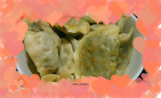 Chives cooked meat dumplings
