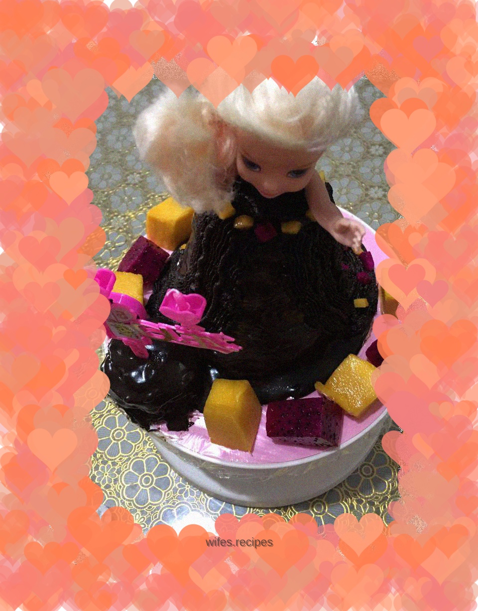 Chocolate doll cake