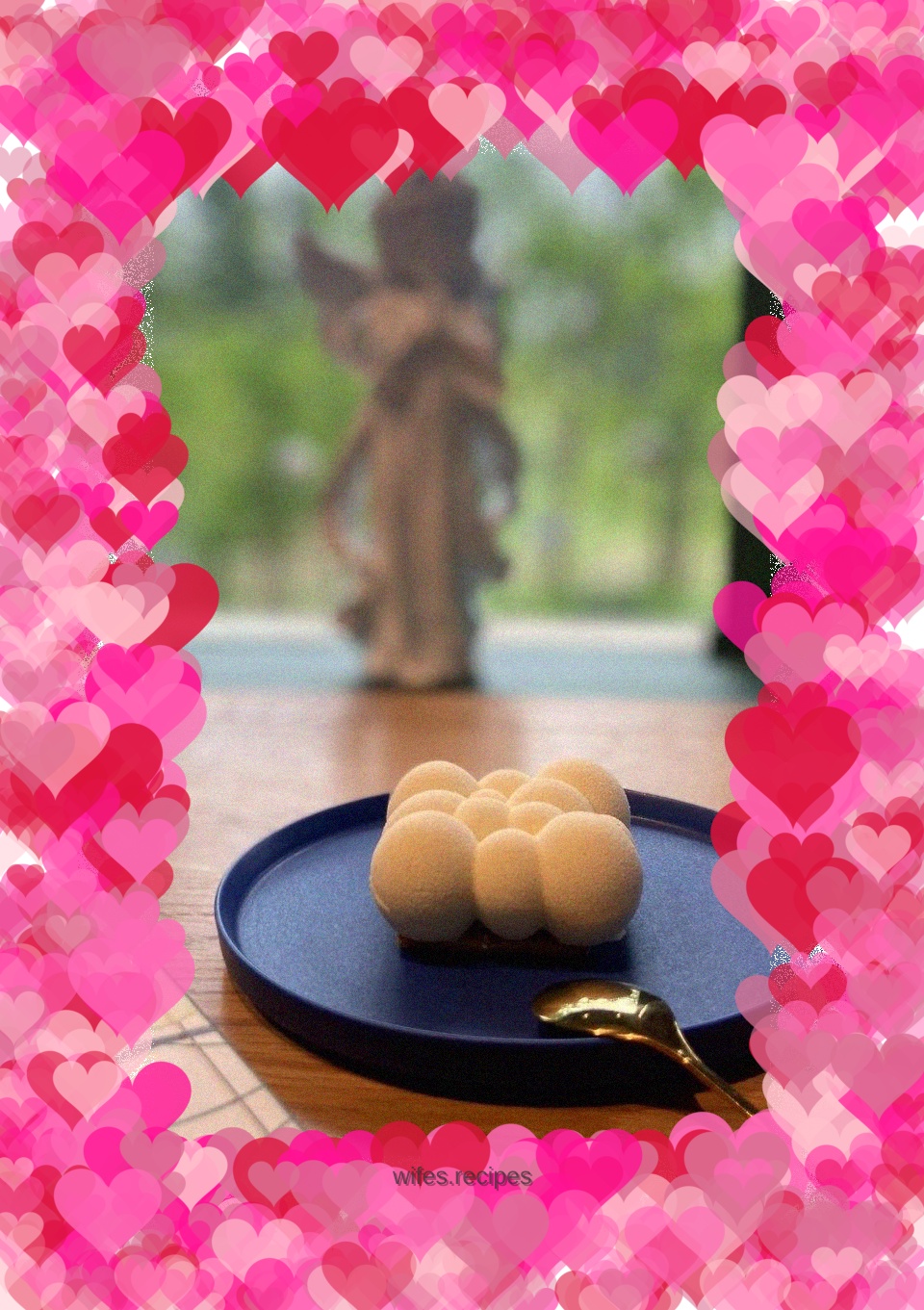 Cherry Pistachio Vanilla Cheese Mousse