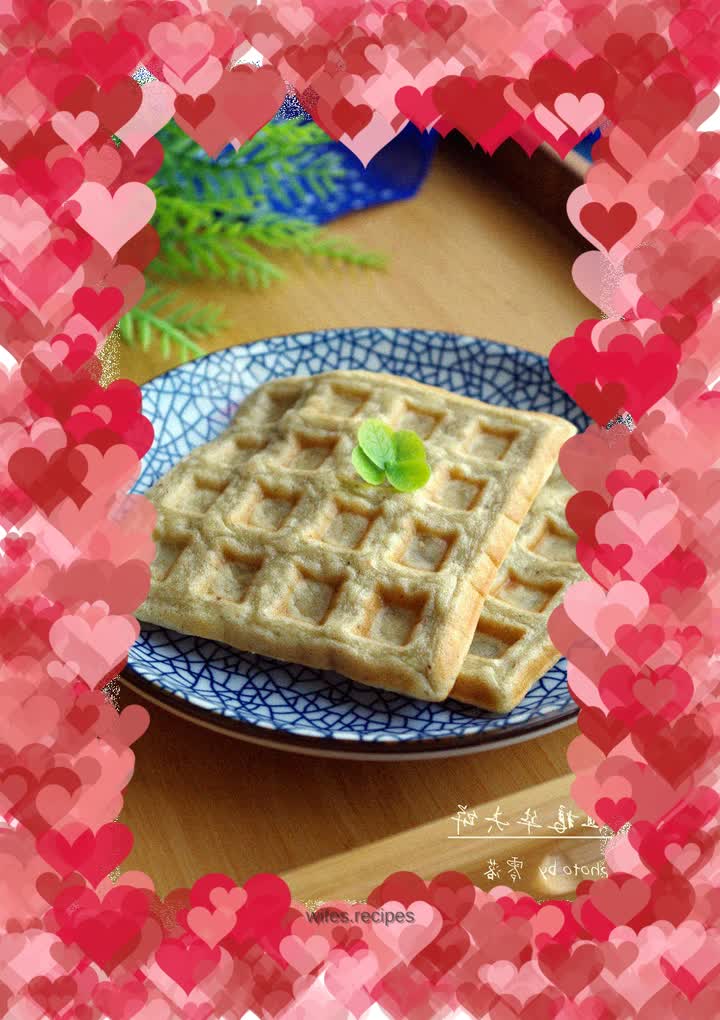 [Healthy and delicious] Whole grain waffles