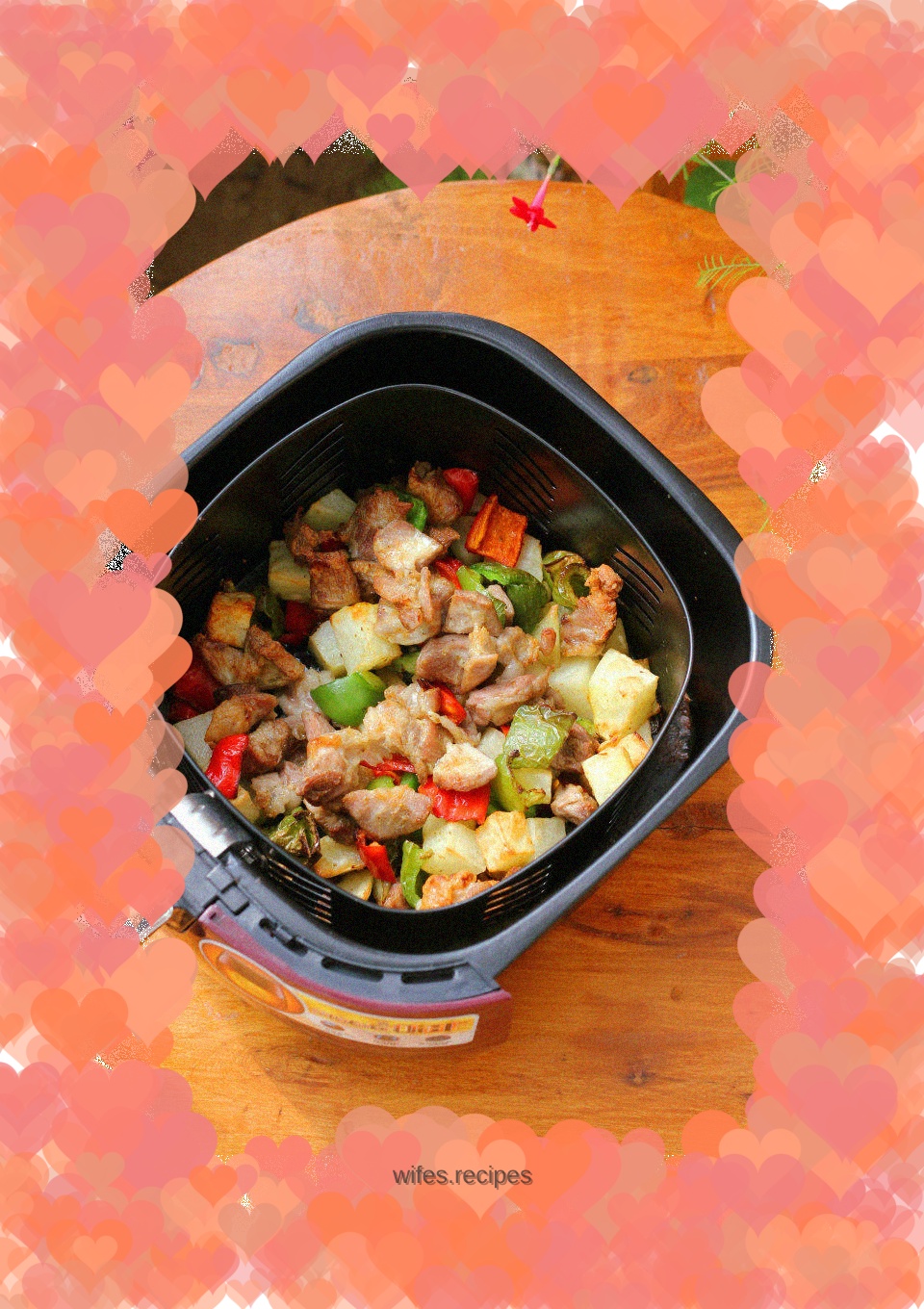 Lamb grilled with mixed vegetables