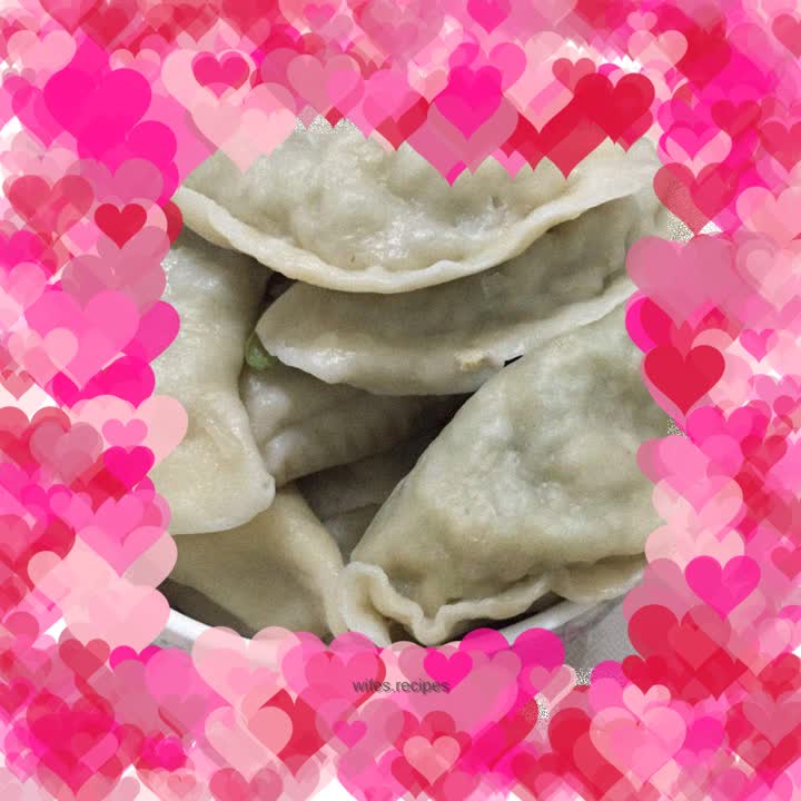 Bean and egg dumplings