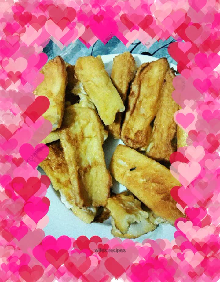 Fried steamed bun slices