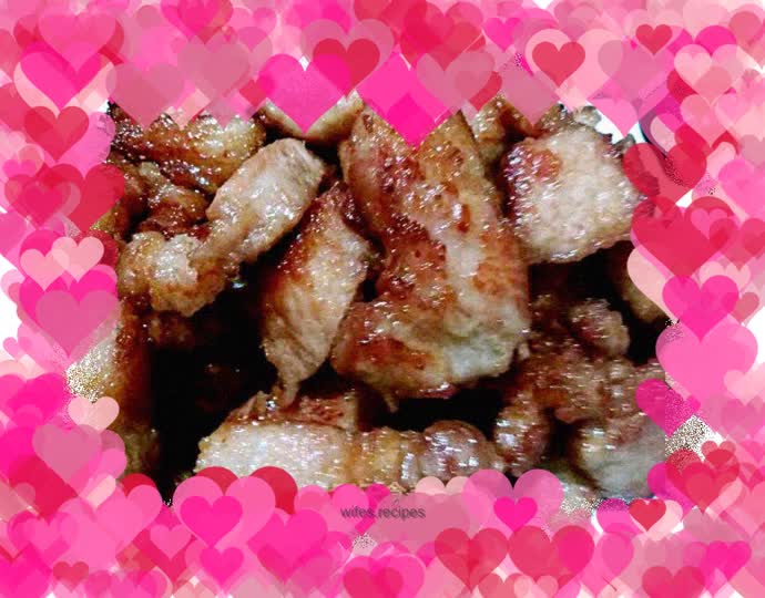 Pan-fried pork belly