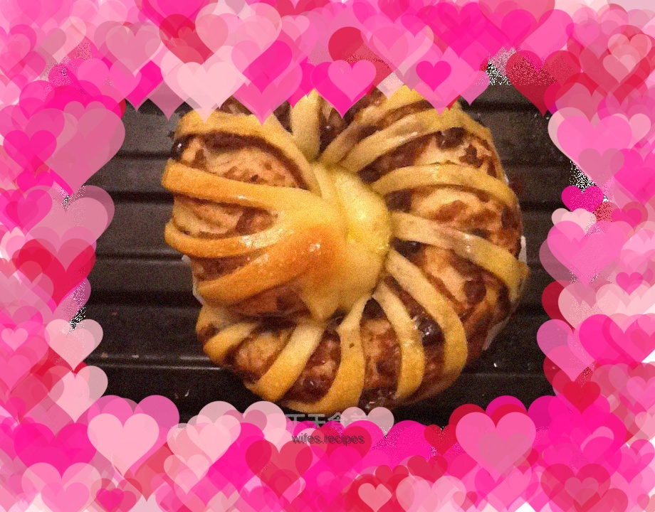 Red bean roll bread
