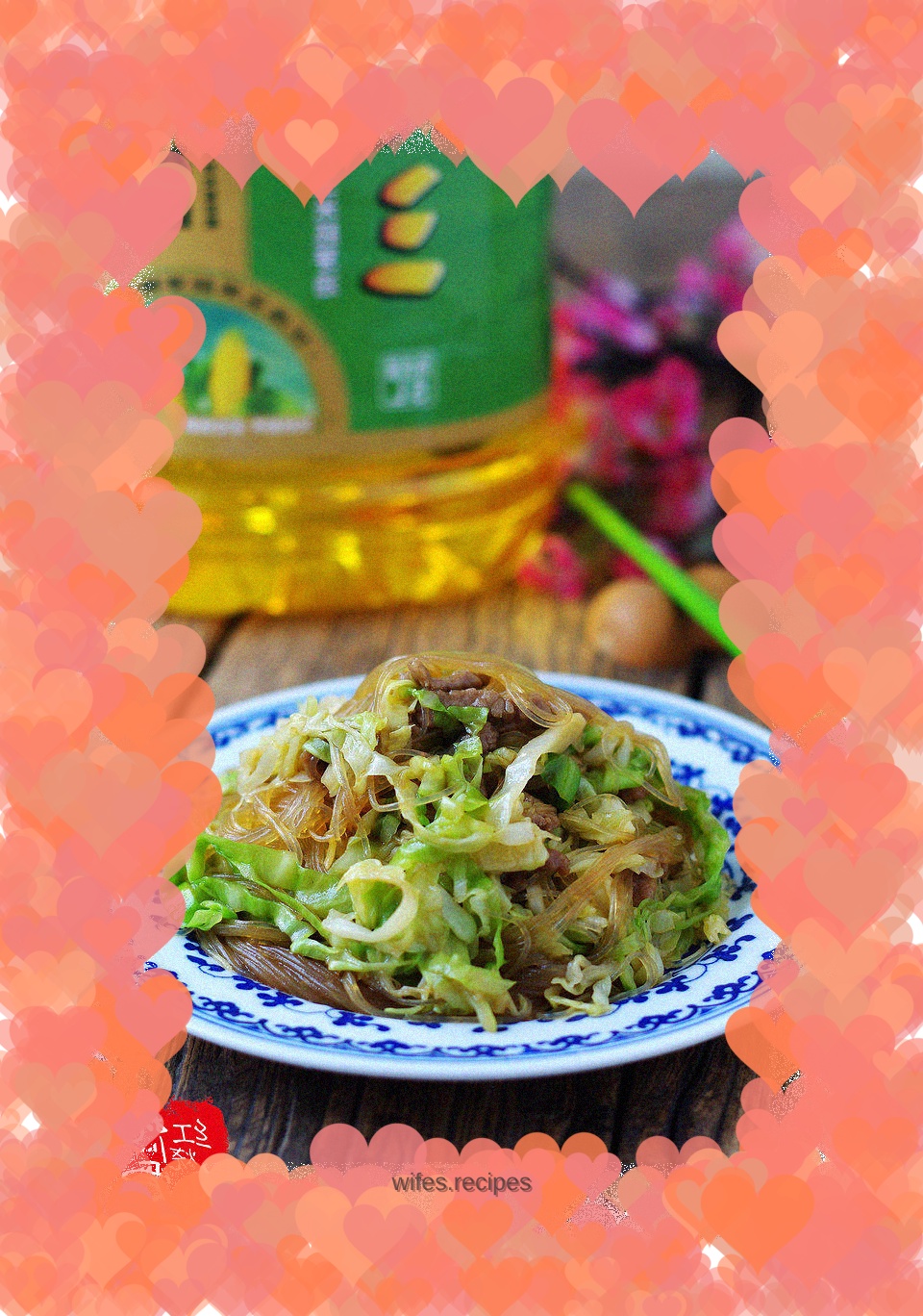 Stir-fried vermicelli with cabbage