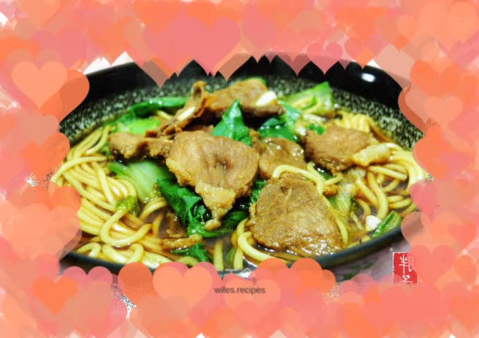 Mutton braised noodles