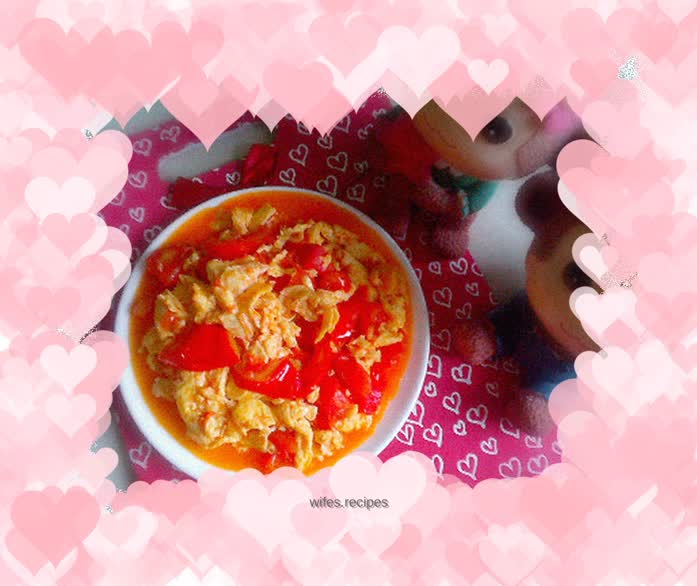 Scrambled eggs with tomatoes