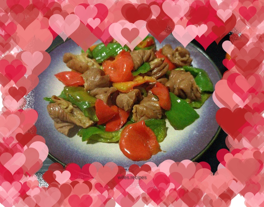 Stir-fried large intestine with wrinkled pepper