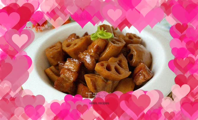 Pork Belly and Stewed Lotus Root