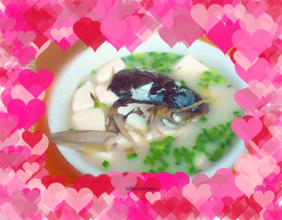 Tofu and fish head soup