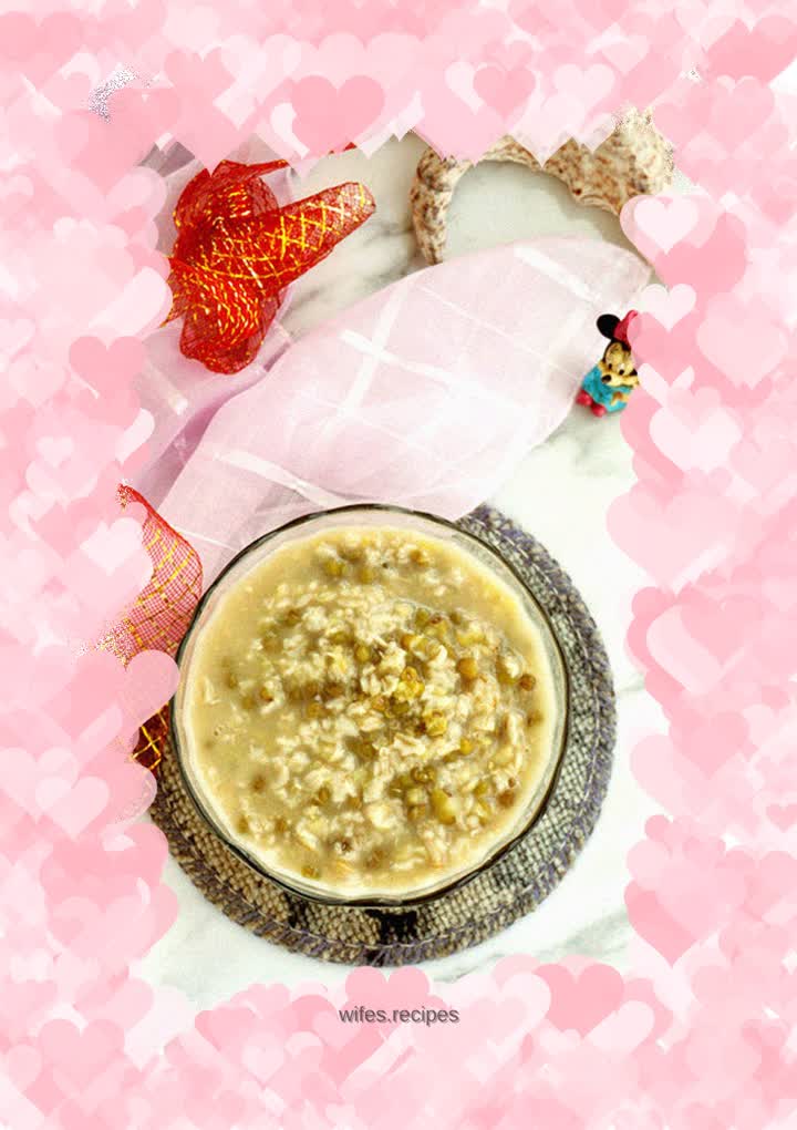 Mung bean oatmeal