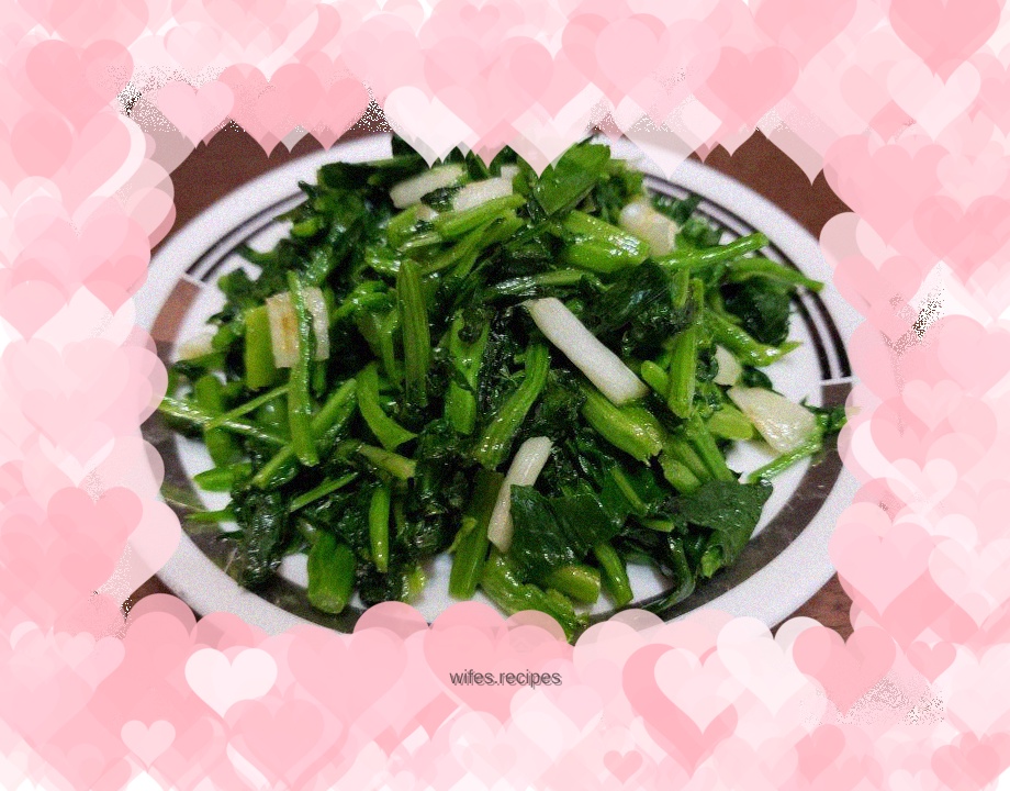 Stir-fried rapeseed