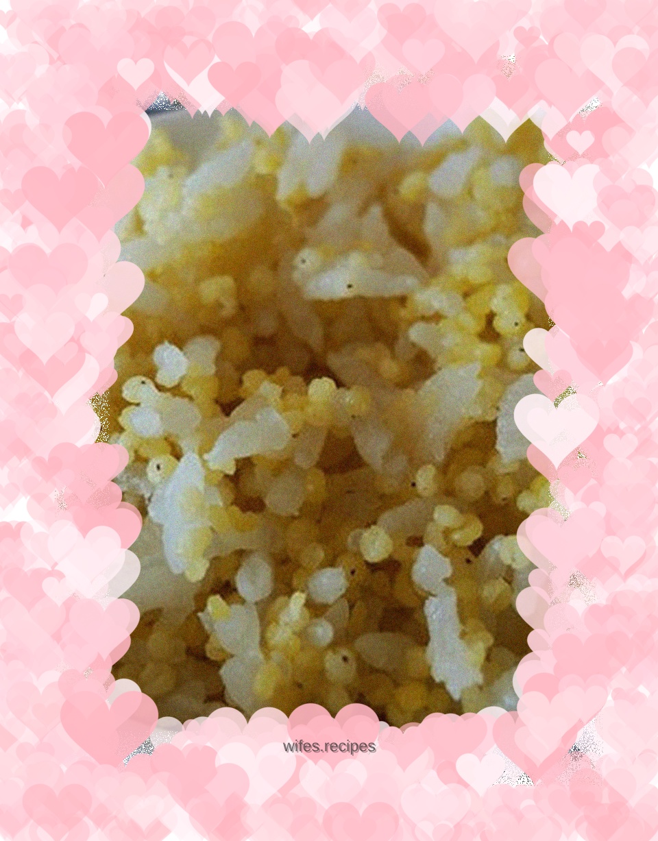How to make gold and silver rice