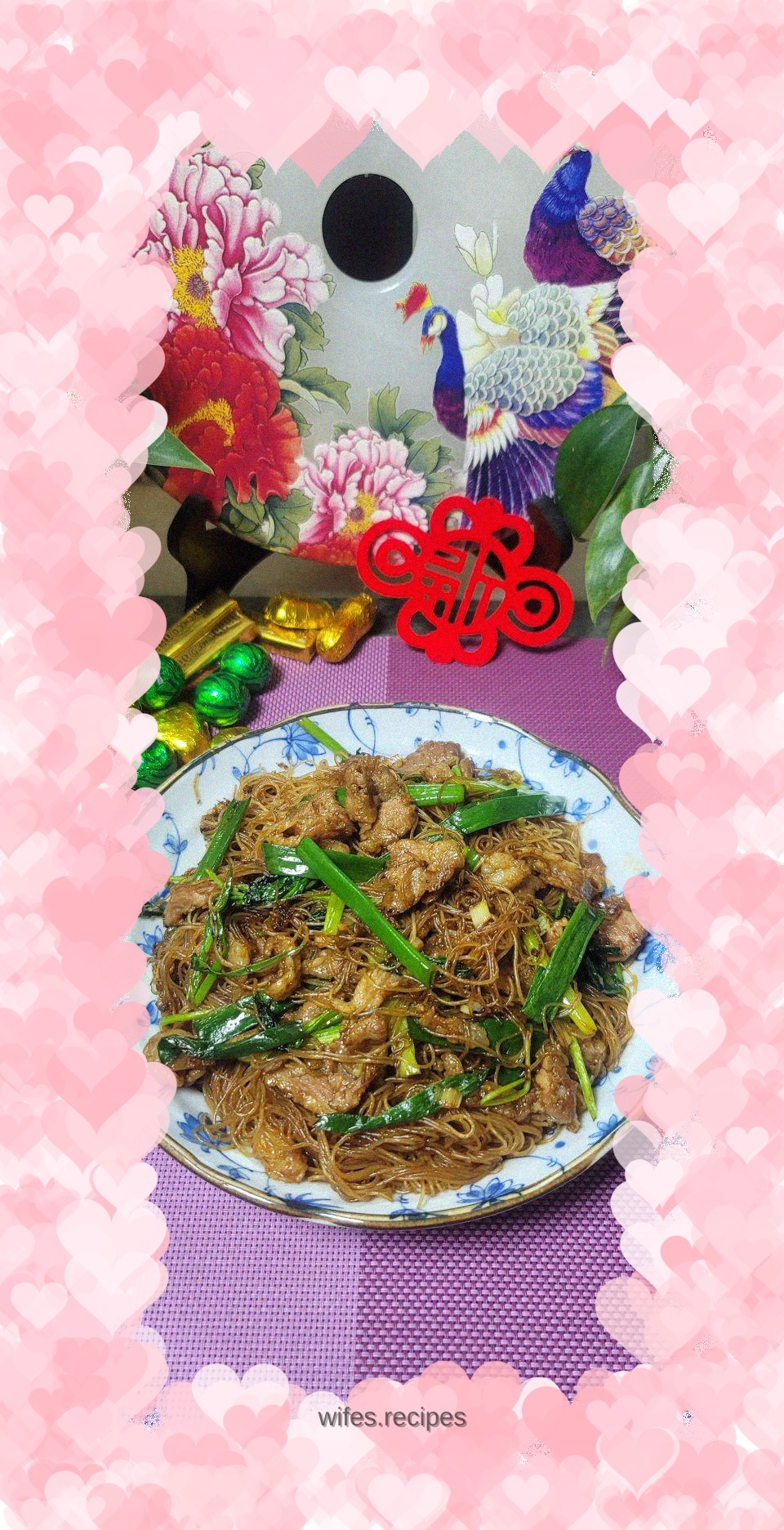 Stir-fried Hsinchu rice noodles with lean meat