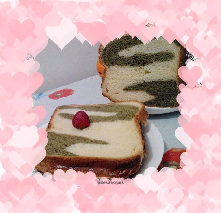 Bread machine version―【Green Tea Toast】