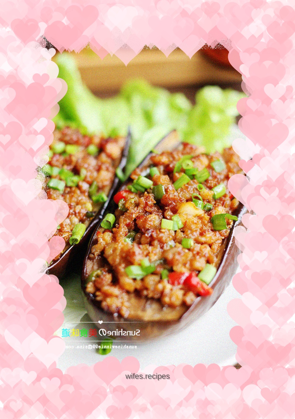 Super delicious grilled-----Roasted Eggplant with Garlic Minced Pork