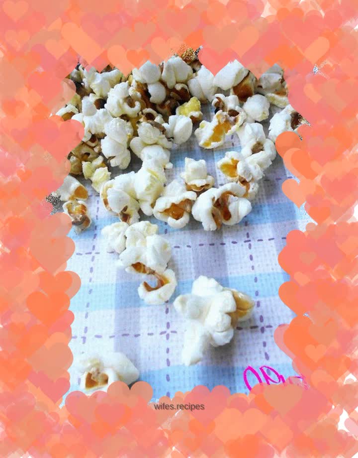 Make popcorn in a wok