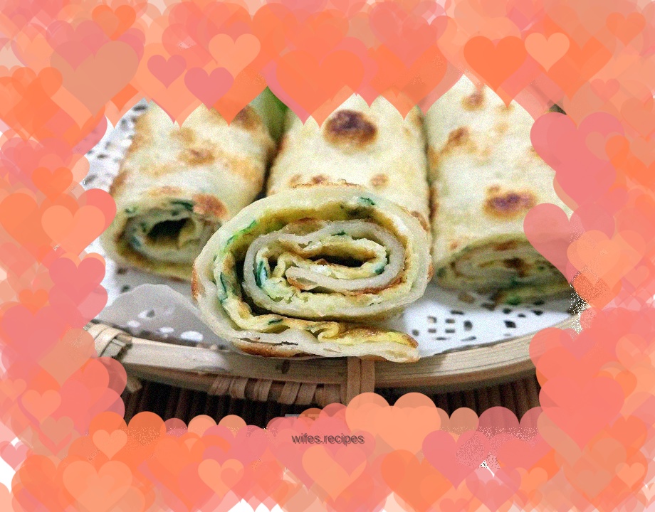 Rapeseed egg burrito